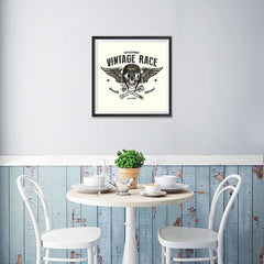 Ezposterprints - Vintage Race Skull Riders - 16x16 ambiance display photo sample