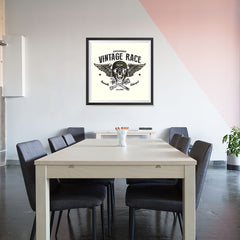 Ezposterprints - Vintage Race Skull Riders - 32x32 ambiance display photo sample