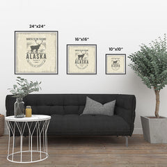 Ezposterprints - Alaska (AK) State Icon ambiance display photo sample