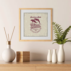 Ezposterprints - Florida (FL) State Icon - 12x12 ambiance display photo sample