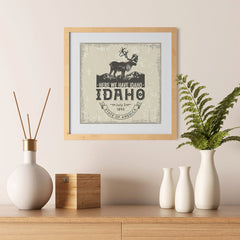 Ezposterprints - Idaho (ID) State Icon - 12x12 ambiance display photo sample