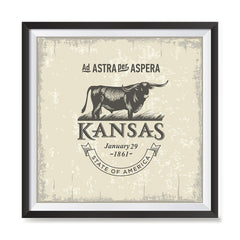 Ezposterprints - Kansas (KS) State Icon general ambiance photo sample
