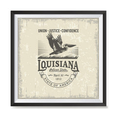 Ezposterprints - Louisiana (LA) State Icon general ambiance photo sample