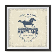 Ezposterprints - Maryland (MD) State Icon general ambiance photo sample