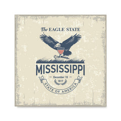 Ezposterprints - Mississippi (MS) State Icon