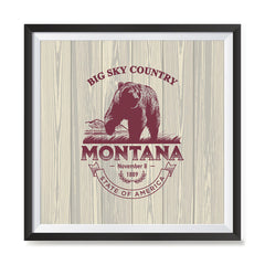 Ezposterprints - Montana (MT) State Icon general ambiance photo sample