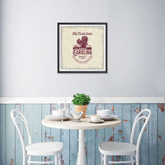 Ezposterprints - North Carolina (NC) State Icon - 16x16 ambiance display photo sample