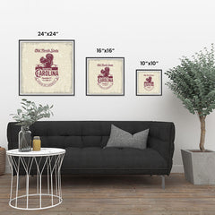 Ezposterprints - North Carolina (NC) State Icon ambiance display photo sample