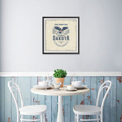 Ezposterprints - North Dakota (ND) State Icon - 16x16 ambiance display photo sample