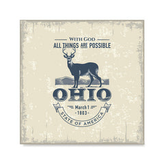 Ezposterprints - Ohio (OH) State Icon