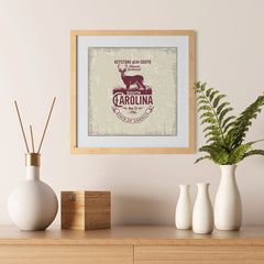 Ezposterprints - South Carolina (SC) State Icon - 12x12 ambiance display photo sample