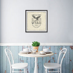 Ezposterprints - Utah (UT) State Icon - 16x16 ambiance display photo sample