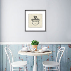 Ezposterprints - Virginia (VA) State Icon - 16x16 ambiance display photo sample
