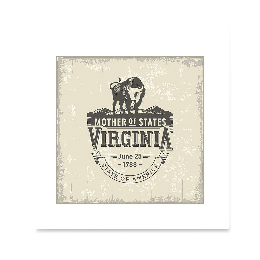 Ezposterprints - Virginia (VA) State Icon