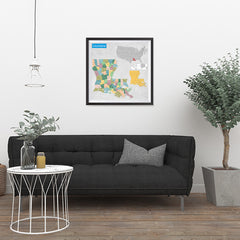 Louisiana (LA) State - General Reference Map