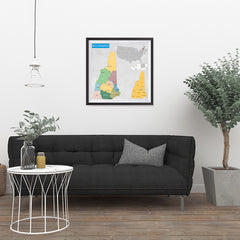 New Hampshire (NH) State - General Reference Map
