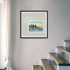 Ezposterprints - NEVADA - Retro USA State Stamp Posters Collection - 16x16 ambiance display photo sample