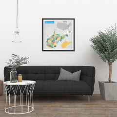 West Virginia (WV) State - General Reference Map
