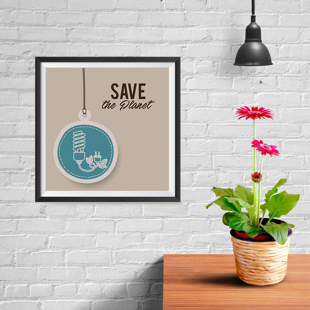 Ezposterprints - Eco Bulb - 10x10 ambiance display photo sample