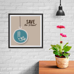 Ezposterprints - Eco Bulb - 10x10 ambiance display photo sample