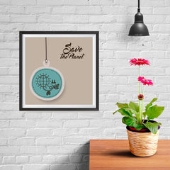 Ezposterprints - Green Energy Will Save It - 10x10 ambiance display photo sample