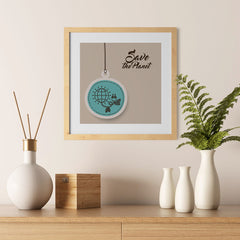 Ezposterprints - Green Energy Will Save It - 12x12 ambiance display photo sample