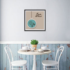 Ezposterprints - Green Energy Will Save It - 16x16 ambiance display photo sample