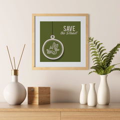 Ezposterprints - Use Green Energy - 12x12 ambiance display photo sample