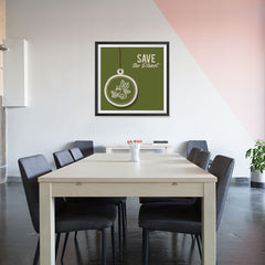 Ezposterprints - Use Green Energy - 32x32 ambiance display photo sample