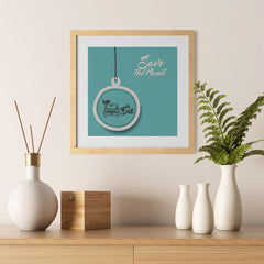 Ezposterprints - Electric Car - 12x12 ambiance display photo sample