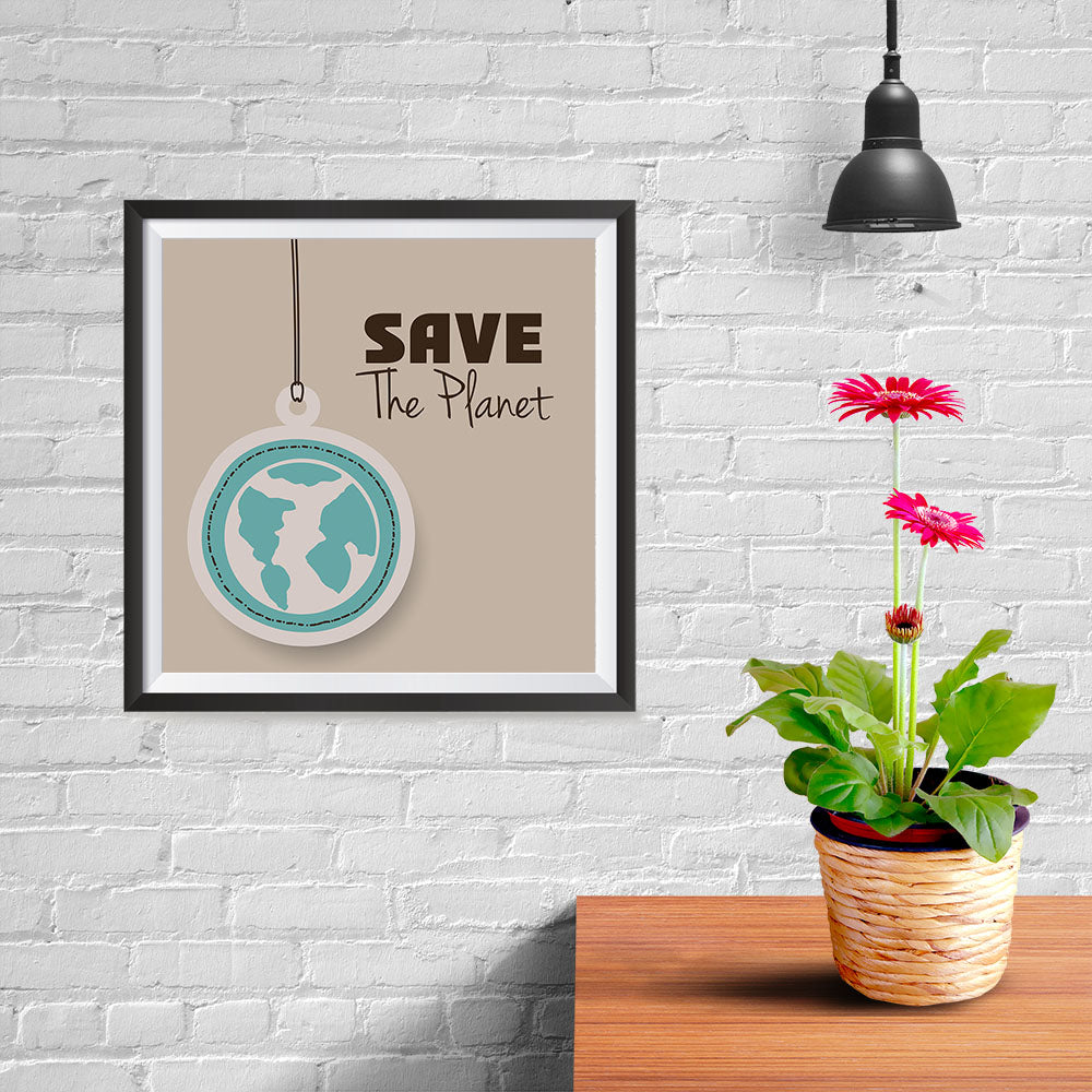Ezposterprints - One Earth - 10x10 ambiance display photo sample