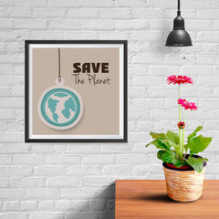 Ezposterprints - One Earth - 10x10 ambiance display photo sample