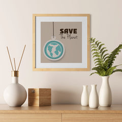 Ezposterprints - One Earth - 12x12 ambiance display photo sample