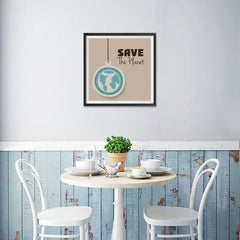 Ezposterprints - One Earth - 16x16 ambiance display photo sample