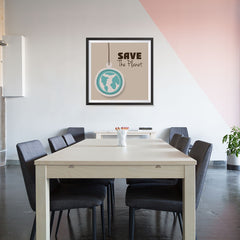 Ezposterprints - One Earth - 32x32 ambiance display photo sample