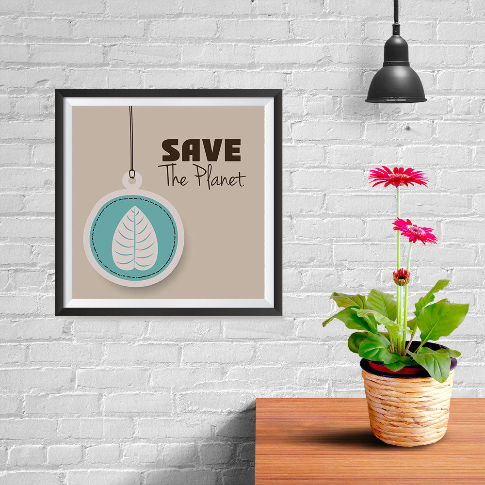 Ezposterprints - The Leaf - 10x10 ambiance display photo sample