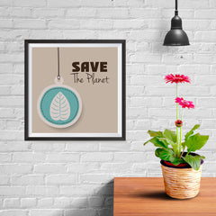 Ezposterprints - The Leaf - 10x10 ambiance display photo sample