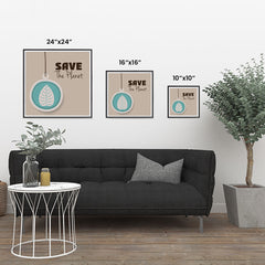 Ezposterprints - The Leaf ambiance display photo sample