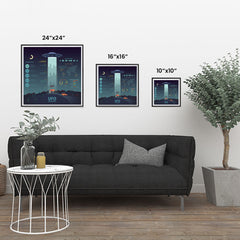 Ezposterprints - UFO Infographics Poster ambiance display photo sample
