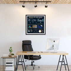 Ezposterprints - About The Universe 4 | Universe Infographics - 24x24 ambiance display photo sample