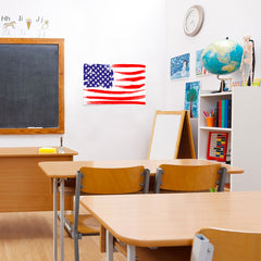 Ezposterprints - Grunge USA Flag 2 Poster - 24x16 ambiance display photo sample