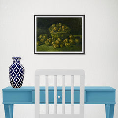 Ezposterprints - Basket Of Potatoes | Van Gogh Art Reproduction - 16x12 ambiance display photo sample