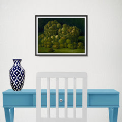 Ezposterprints - Baskets Of Potatoes | Van Gogh Art Reproduction - 16x12 ambiance display photo sample