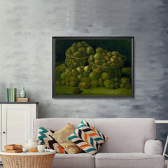 Ezposterprints - Baskets Of Potatoes | Van Gogh Art Reproduction - 48x36 ambiance display photo sample