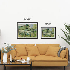 Ezposterprints - Farmhouse | Van Gogh Art Reproduction ambiance display photo sample