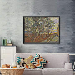 Ezposterprints - Garden Of The Asylum | Van Gogh Art Reproduction - 48x36 ambiance display photo sample