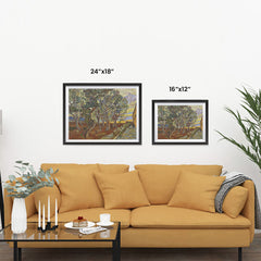 Ezposterprints - Garden Of The Asylum | Van Gogh Art Reproduction ambiance display photo sample