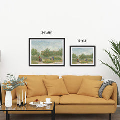 Ezposterprints - Garden With Courting Couples | Van Gogh Art Reproduction ambiance display photo sample