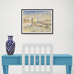 Ezposterprints - Gate In The Paris Ramparts | Van Gogh Art Reproduction - 16x12 ambiance display photo sample