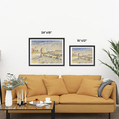Ezposterprints - Gate In The Paris Ramparts | Van Gogh Art Reproduction ambiance display photo sample